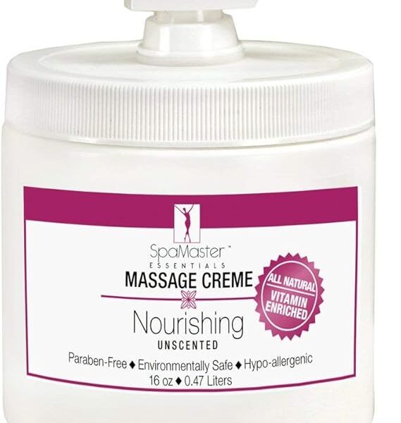 Master Massage Spamaster Unscented 16 Oz Massage Cream