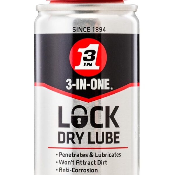 3-IN-ONE Lock Dry Lube, 2.5 OZ